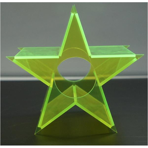 Star fluorescent acrylic box